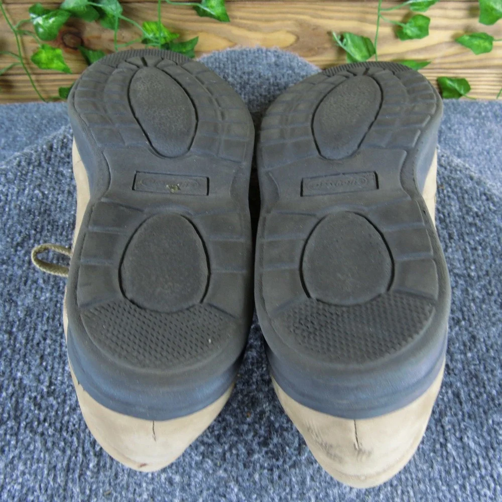 Dr. Scholl's‎ Oscar Men's 10 Tan Leather Lace-Up Casual Shoes Comfort